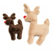 Holiday Ruff n Tuff Reindeer Dog Toy by West Paw Design